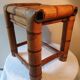 Bamboo side table