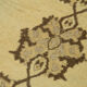 Tapis beige oriental unique en son genre fait à la main des années 1960 90 cm x 182 cm