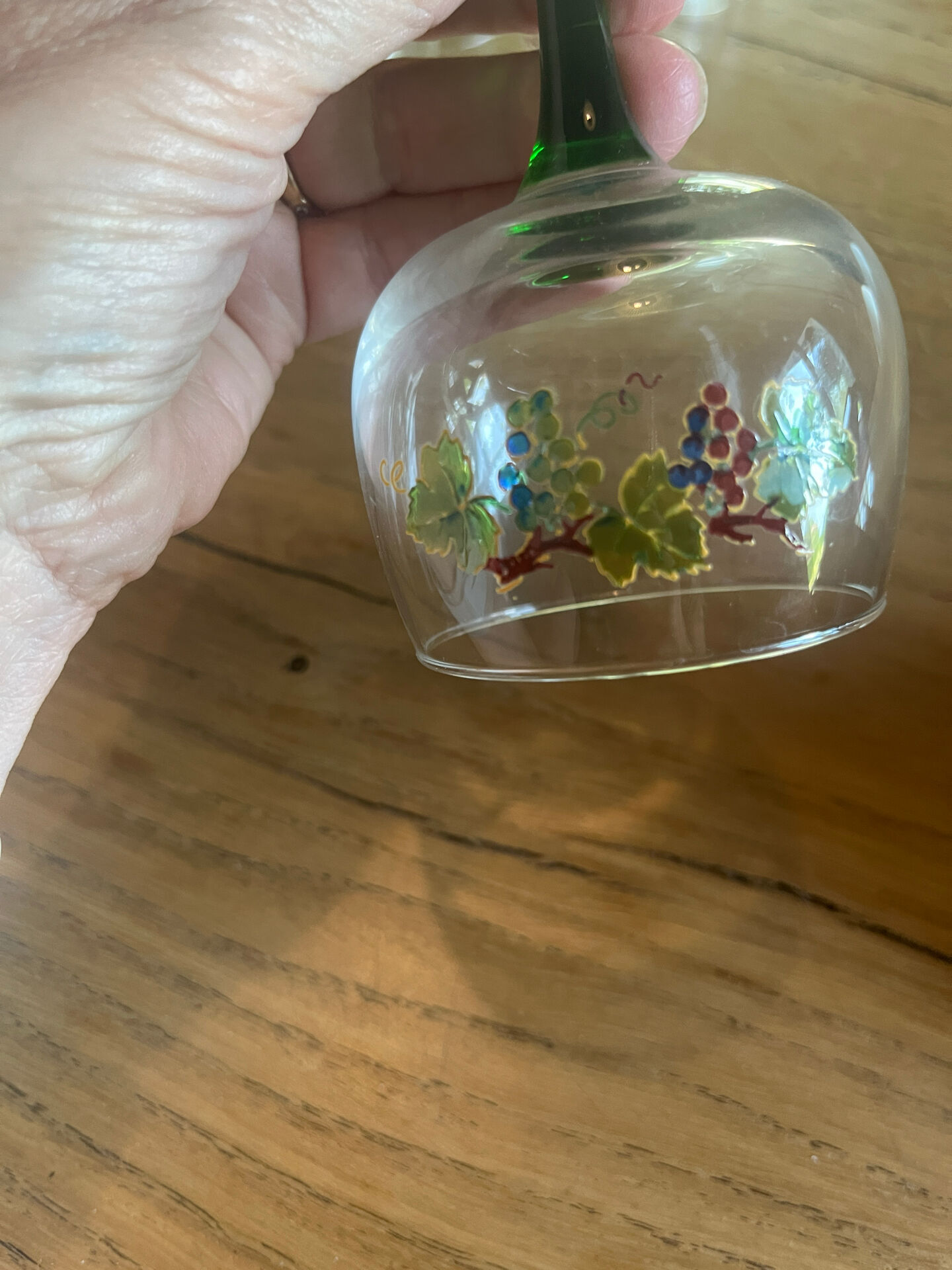 White wine glasses
