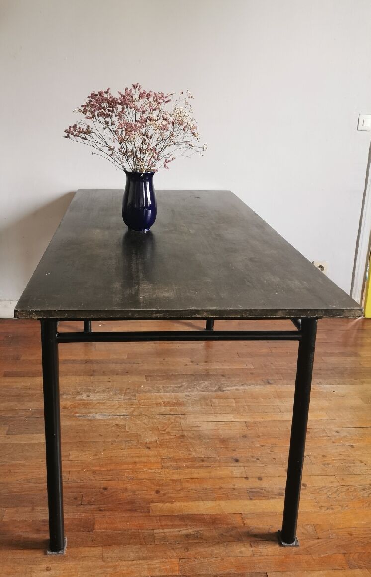 Metal workshop table 1950