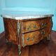 Miniature chest of drawers in Louis XV style marquetry