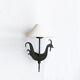 Applique sculpture fer forgé vintage 1950
