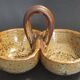 Saleron vintage in pyrite stone, signature to be identified, 20th century.