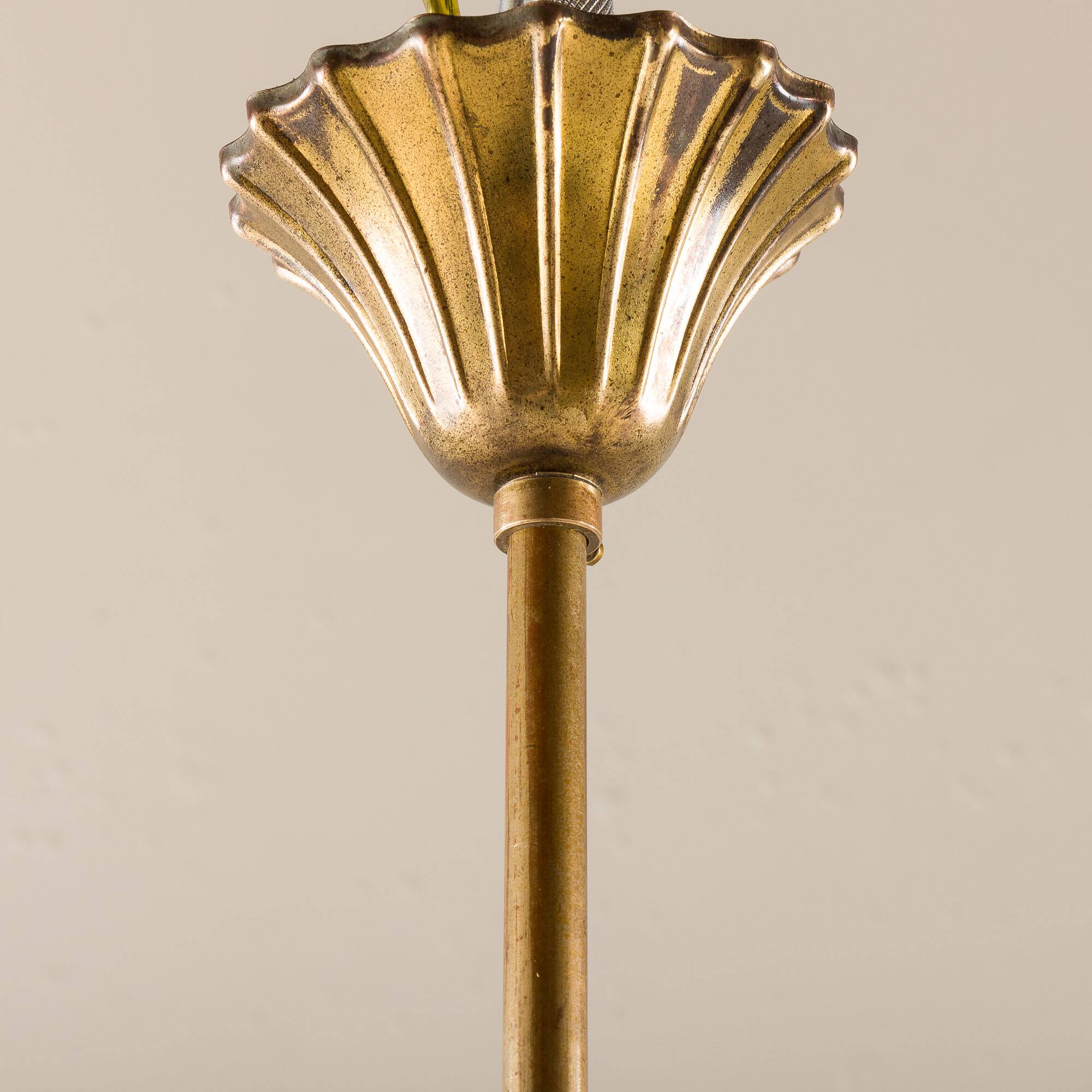 Italian mid century chandelier atr. to Stilux Milano, 1950s