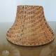 Bamboo rattan clip lampshade 80s