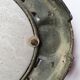 Cast iron art deco bevelled mirror - 39x21cm