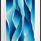 Dream print in blue