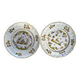 Set of two Moulin des loups plates
