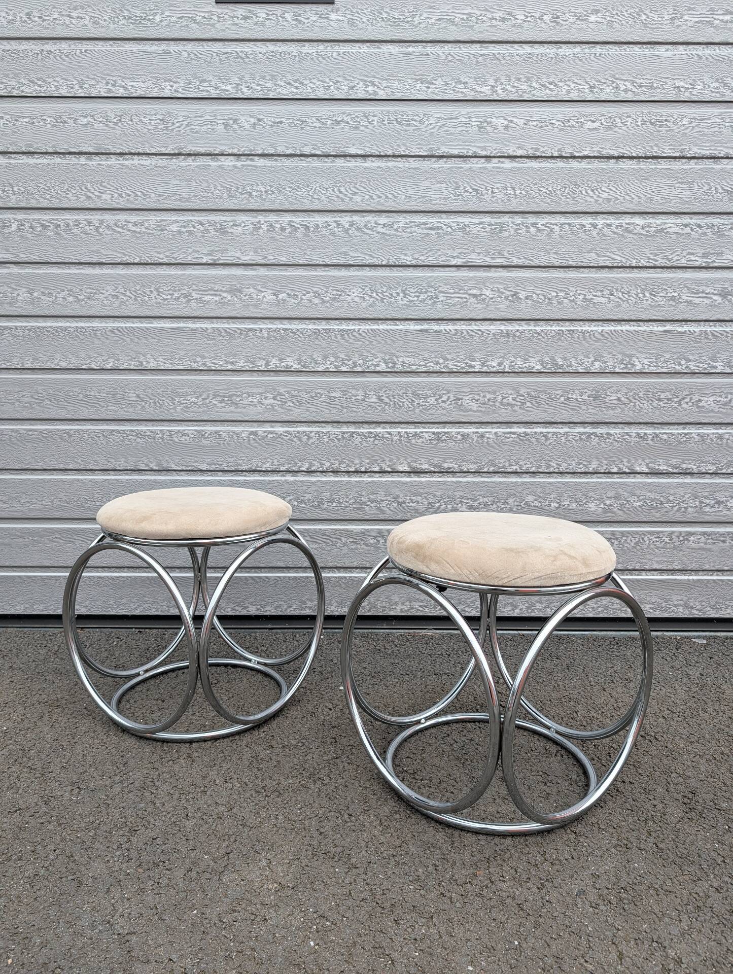 Pair of stools by Jean-Pierre Laporte