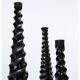 Ensemble de 3 grands vases noirs en bois et laqué noir