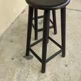 Solid wood stool