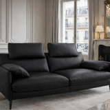 2-seater leather sofa