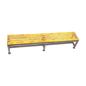 Banc industriel vintage des années 1970