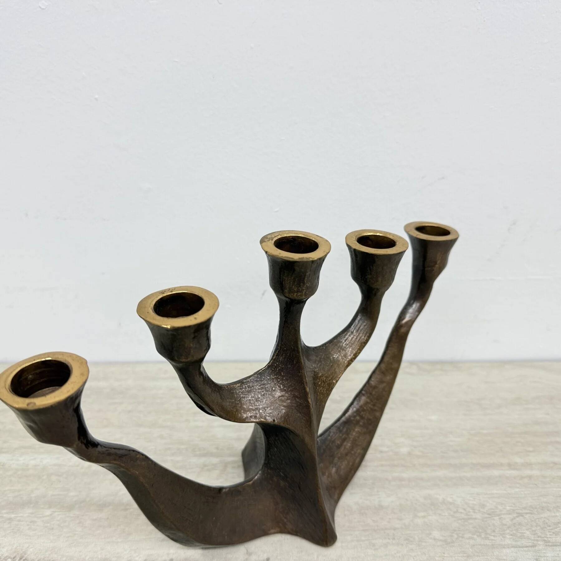 Brutalist candle holder by Horst Dalbeck, 1970s, Germany