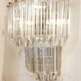 Applique cristal France, années 1950.