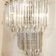 Applique cristal France, années 1950.