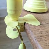 Mushroom clip lamp