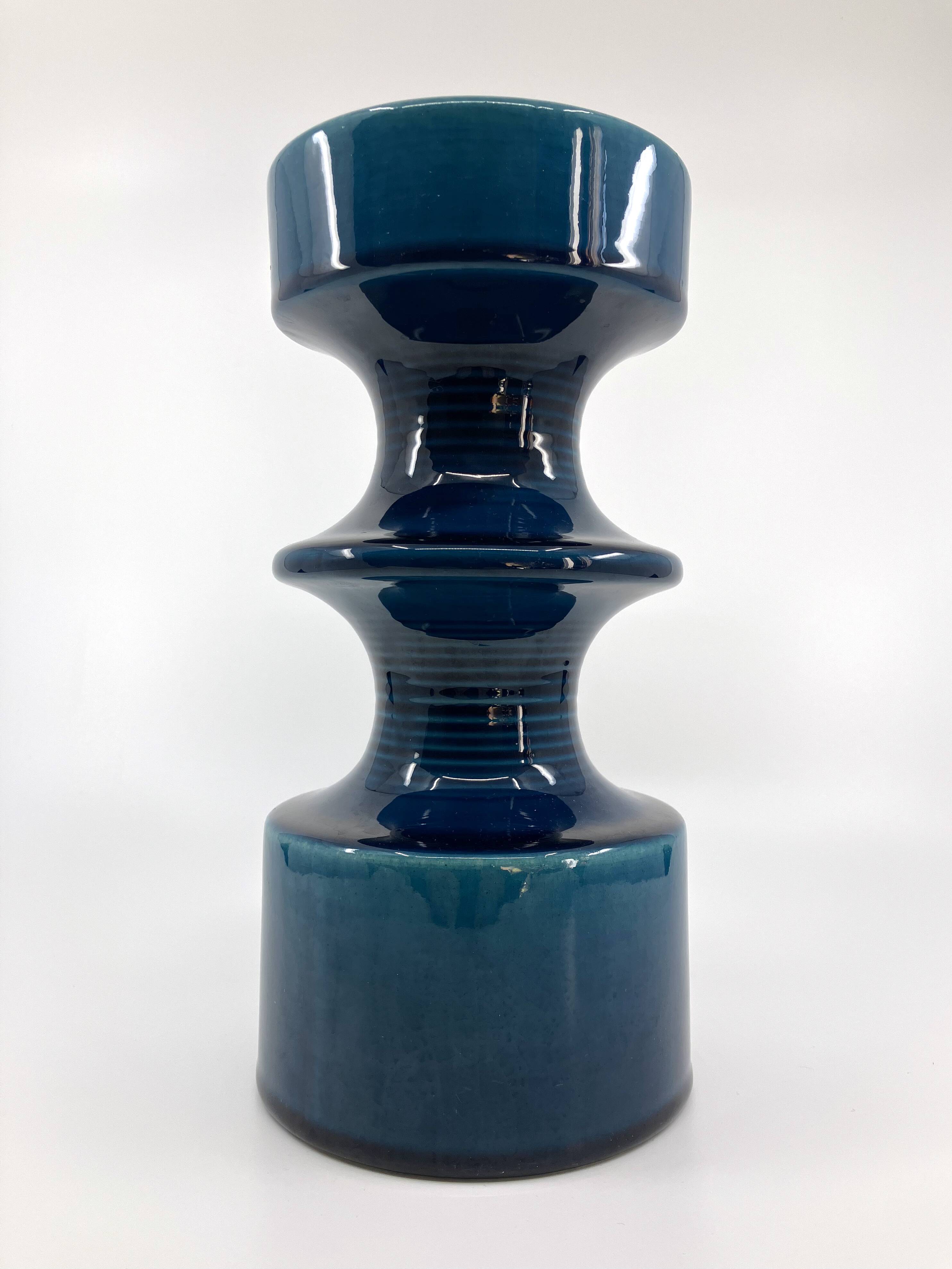 Large Steuler ceramic candle holder • Design Cari Zalloni • Circa 60-70