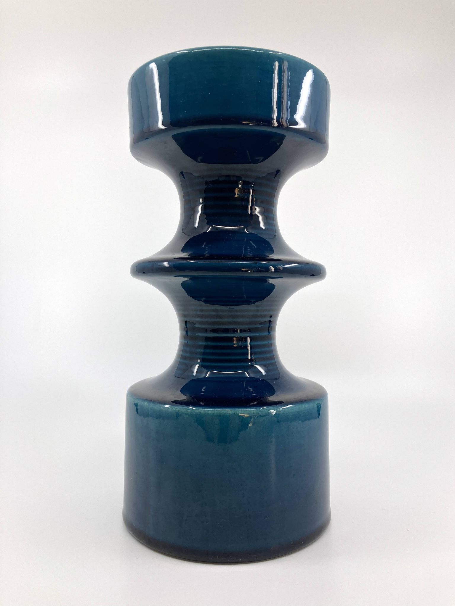 Grand bougeoir en céramique Steuler • Design Cari Zalloni • Circa 60-70