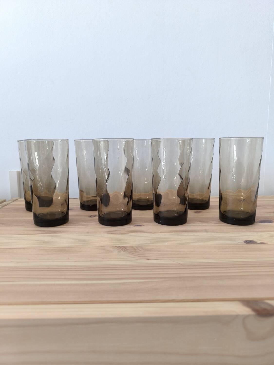 Set de 8 verres à sirop duralex 1970