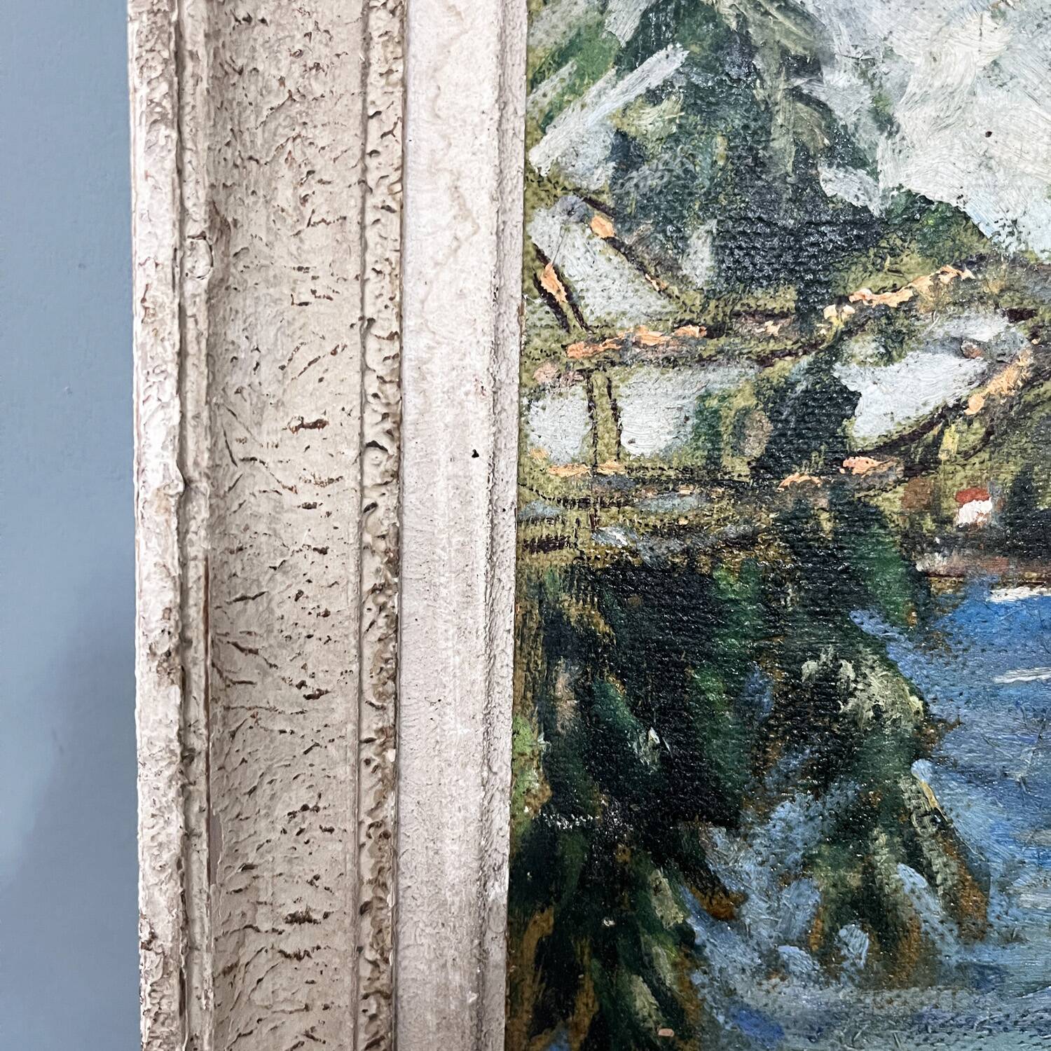 Tableau années 60 "La villégiature" signé Mollrio