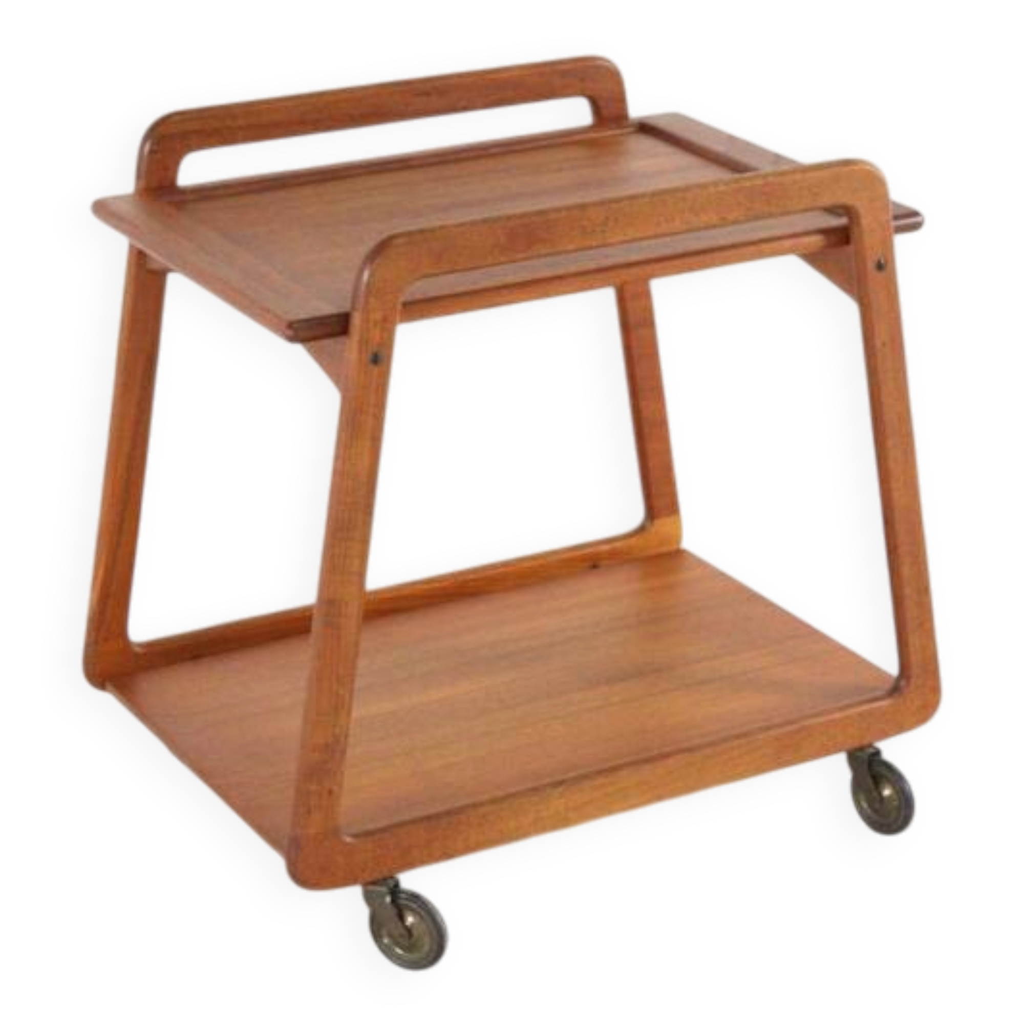 Sika mobler trolley 'Knebel' with reversible top - danisg design in teak