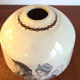 Ball vase in enamelled earthenware Cazalas signed design 30s - 40s