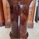 Rare Somno with drawer, Empire period Cuban mahogany and superb grooved marble.