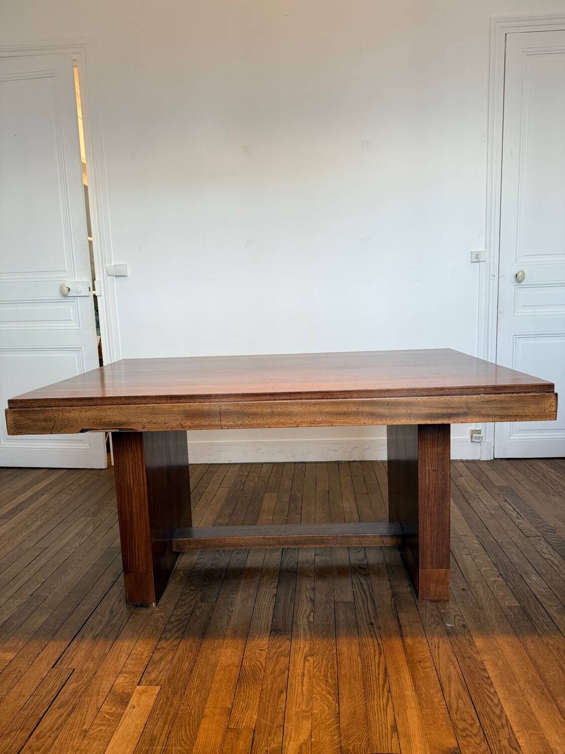 Art Deco solid wood dining table