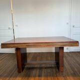 Art Deco solid wood dining table