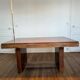 Table de salle à manger Art Déco en bois massif