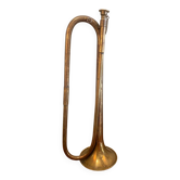 Antique copper bugle