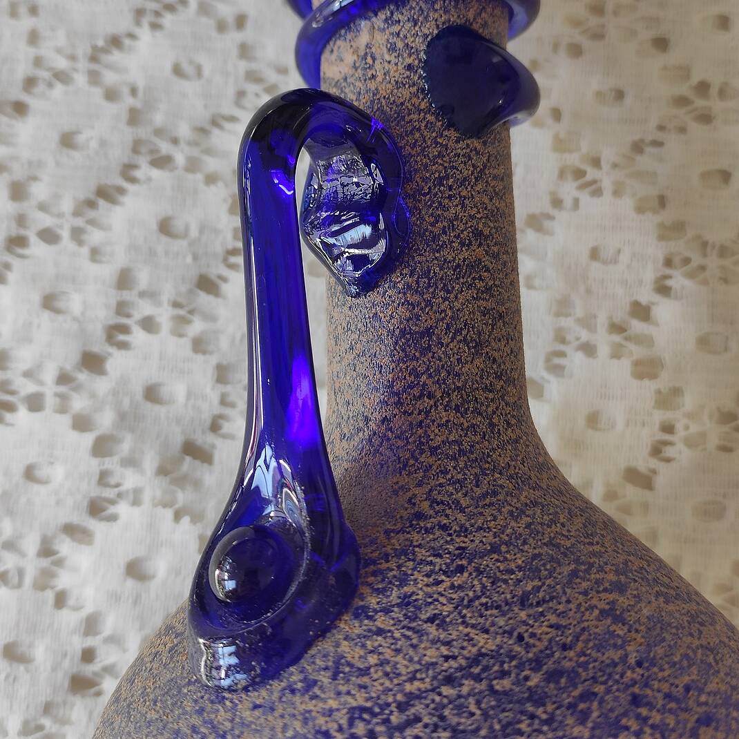 Small glass paste vase