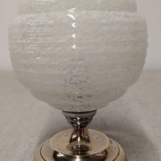 Art Deco bedside or ambient lamp in glass from Clichy, France, circa 1920.