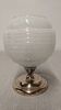 Art Deco bedside or ambient lamp in glass from Clichy, France, circa 1920.