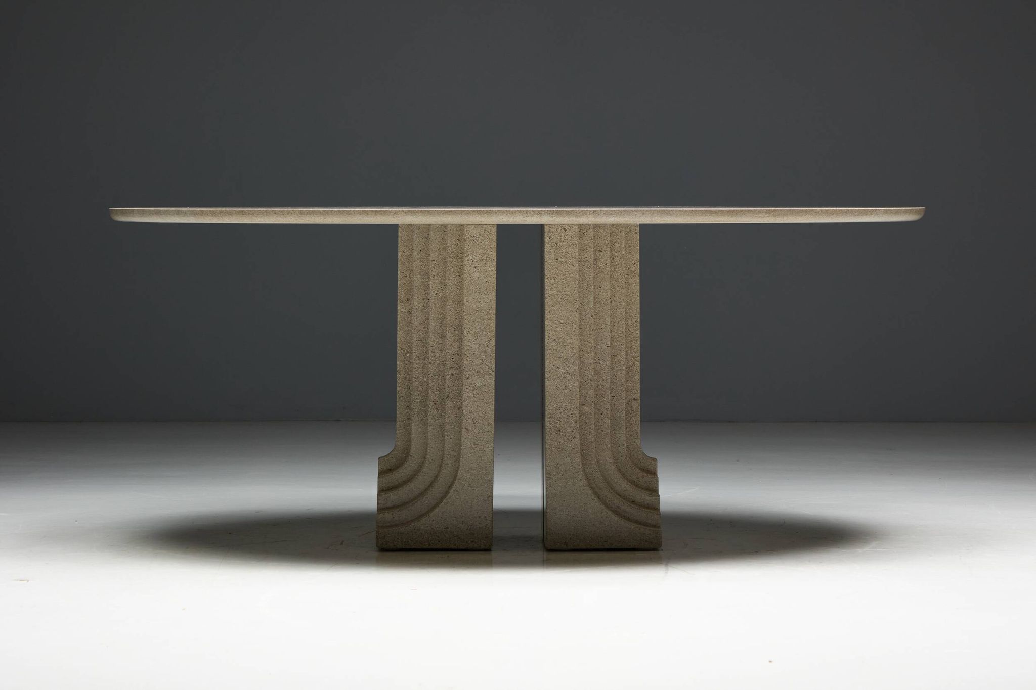 Samo dining table by Carlo Scarpa for Simon Gavina, Italy, 1971