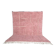 Custom traditional Beni Ouarain rug in handmade pink, 2/3 m.