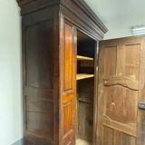 Armoire penderie d’époque en chêne massif