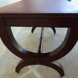 Restoration style coffee table in mahogany-colored wood / Very good condition