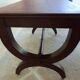 Restoration style coffee table in mahogany-colored wood / Very good condition
