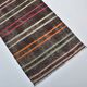 Tapis Kilim Oushak d'Anatolie à rayures