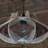 Scandinavian wooden and wire suspension, years