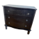 Black wooden chest of drawers