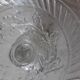 Serviteur compotier en verre moulé début XXe s.