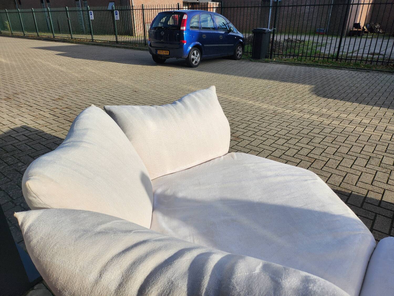 Edra - Standard sofa + ottoman by Francesco Binfaré