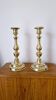 Paire de chandeliers laiton