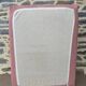 Vintage pink corduroy low chair