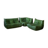 Togo armchairs and 2-seater sofa set  designed by Michel Ducaroy 1973