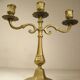 Chandelier trois feux en laiton