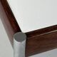 Scandinavian Coffee Table in Teak, Chrome and White Laminate, 1960s